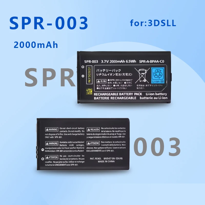 2000 ΠΌΠΡ 3,7 Π SPR-003 Π»ΠΈΡΠΈΠΉ-ΠΈΠΎΠ½Π½ΡΠΉ Π°ΠΊΠΊΡΠΌΡΠ»ΡΡΠΎΡ Π΄Π»Ρ ΠΊΠΎΠ½ΡΠΎΠ»ΠΈ Nintendo 3DSLL, ΡΠΌΠ΅Π½Π½ΡΠΉ Π°ΠΊΠΊΡΠΌΡΠ»ΡΡΠΎΡ Ρ ΠΎΡΠ²Π΅ΡΡΠΊΠΎΠΉ 2000 ΠΌΠΡ 3,7 Π SPR-003 Π»ΠΈΡΠΈΠΉ-ΠΈΠΎΠ½Π½ΡΠΉ Π°ΠΊΠΊΡΠΌΡΠ»ΡΡΠΎΡ Π΄Π»Ρ ΠΊΠΎΠ½ΡΠΎΠ»ΠΈ Nintendo 3DSLL, ΡΠΌΠ΅Π½Π½ΡΠΉ Π°ΠΊΠΊΡΠΌΡΠ»ΡΡΠΎΡ Ρ ΠΎΡΠ²Π΅ΡΡΠΊΠΎΠΉ