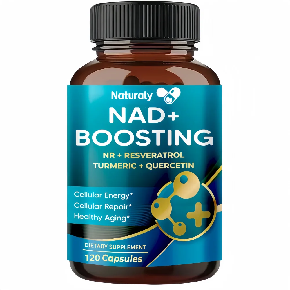 NAD+Enhanced 16550mg - x12 Strength NR+Resveratrol Turmeric+Quercetin - Cellular Energy, Cellular Repair, Healthy Aging