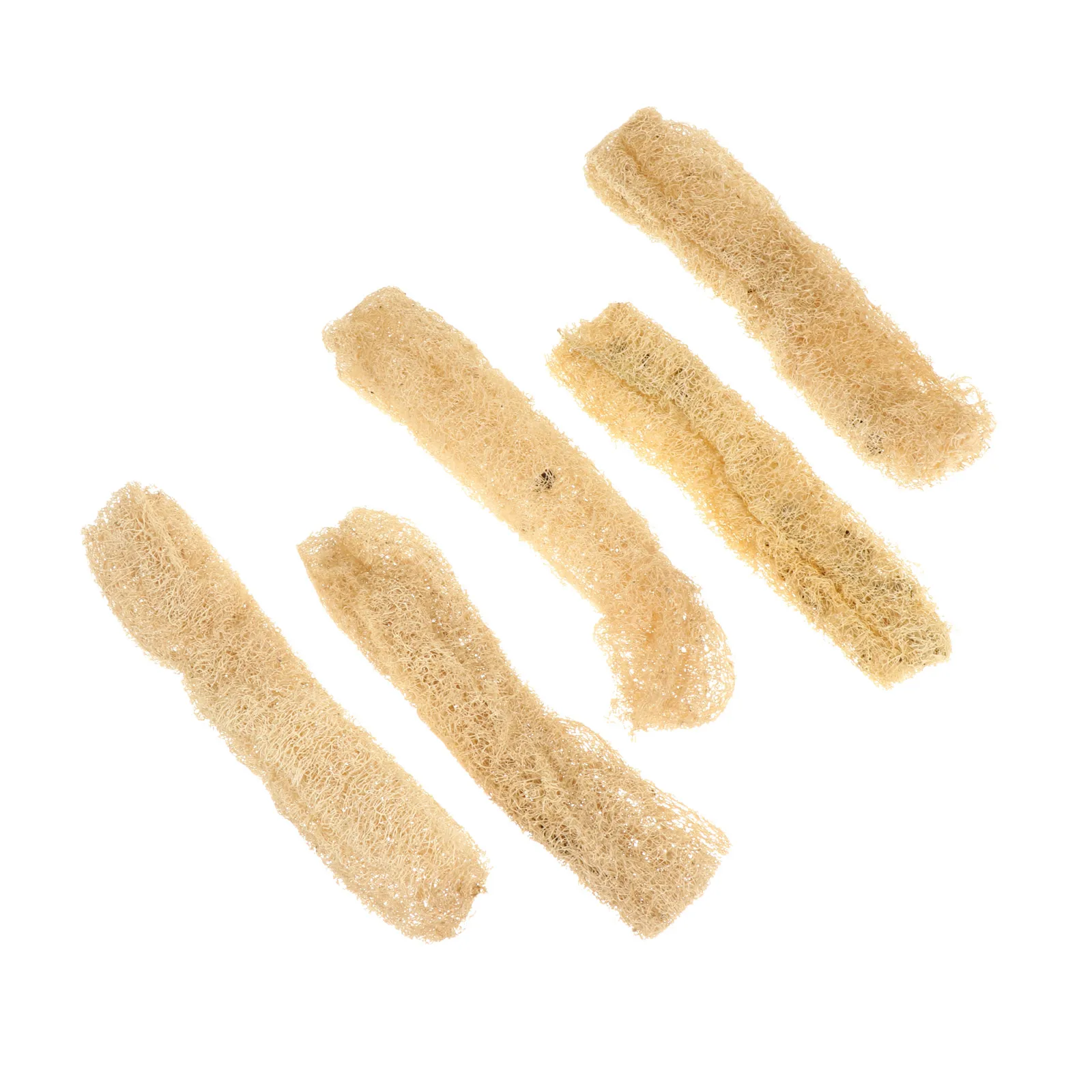 

5 Pcs Loofah Sponge 13-22cm Pet Chewing Toys Bath Tools For Small Animal Tooth Cleaning Bath Tools Small Animal Home Supplies