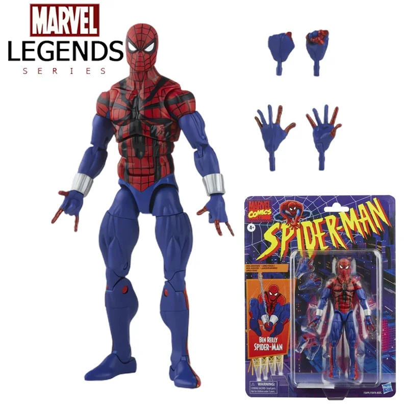 

ML Legends Spider Man Ben Reilly Action Figure Toys 6 Inch Spiderman Figures Statue Model Doll Collectible Ornaments Gifts