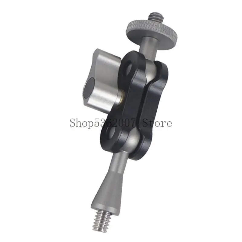 توضيح ذراع للفيديو والمعدات السمعية رؤوس الكرة المزدوجة 1/4 مسامير 40JB