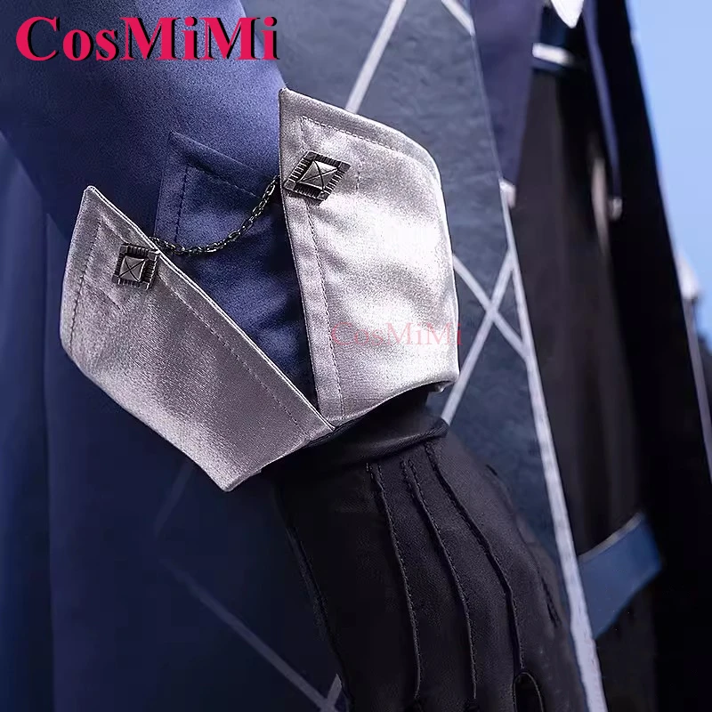CosMiMi Pantalone Cosplay Game Genshin Impact Costume Fatui Fashion Gorgeous Cloak Outfit Carnival Party Role Play Clothing S-XL