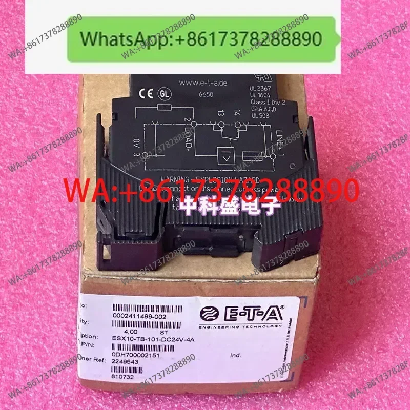 ESX10-TB-101-DC24V-4A 6A 10A 12A New original imported genuine ETA circuit breaker