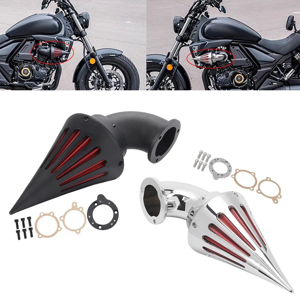 CNC Motorcycle Spike Air Cleaner Intake Air Filter System Kits Aluminum For Harley Sportster XL 72 48 883 1200 Iron Forty Eight