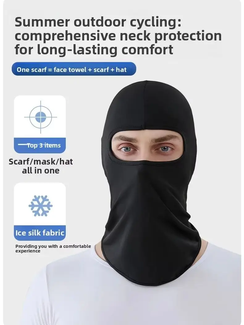 AliExpress NONE Motorcycle Face Mask Outdoor Cool Sunscreen Balaclava Moto Biker Wind Cap Mask Windproof Bicycle Cycling Headgear