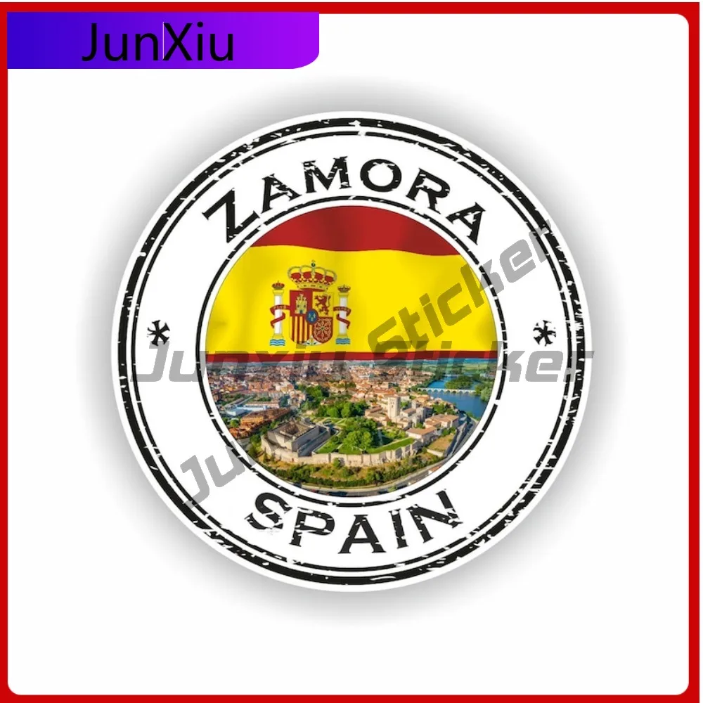 

Zamora Spain Seal Unique Truck UV Resistant Sticker Sticker Design Round Car Fade Resistant Cute Car Durable Trendy Trendy