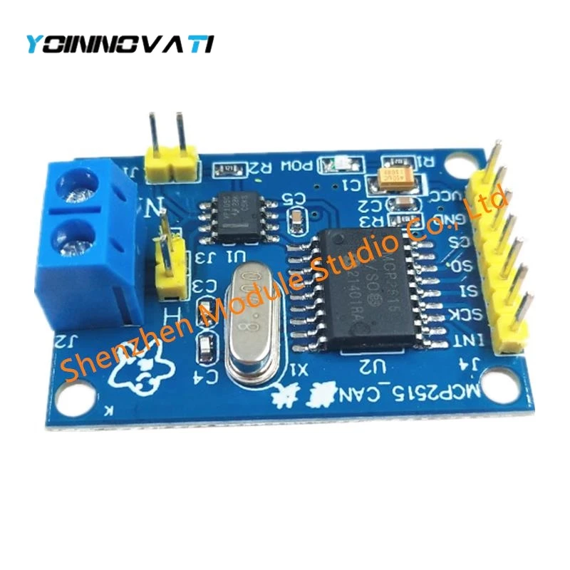 YT 1pcs MCP2515 CAN Bus Module TJA1050 receiver SPI Diy Kit MCU ARM controller