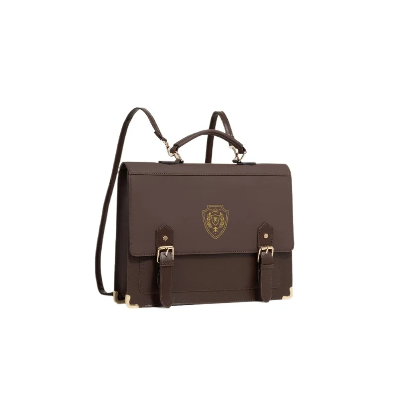 Large capacity British college style JK uniform bag, women's retro versatile school supply backpack, computer bag