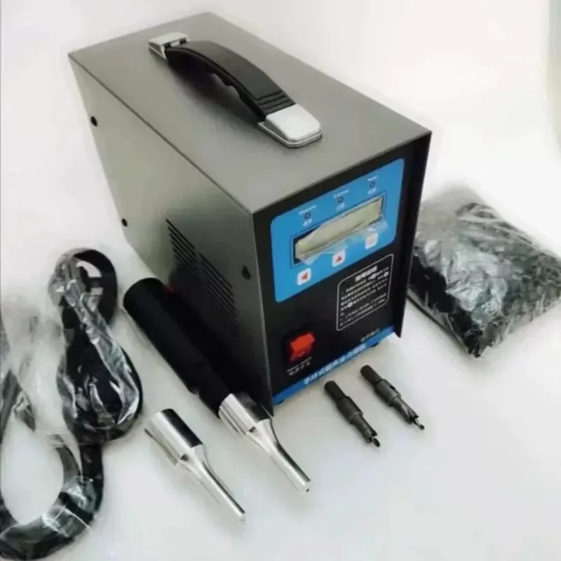 Precise Welding Handheld Ultrasonic Spot Welding Machine Output 35Khz Weld Fabric Automotive Ambient for Edge Trimming Joining