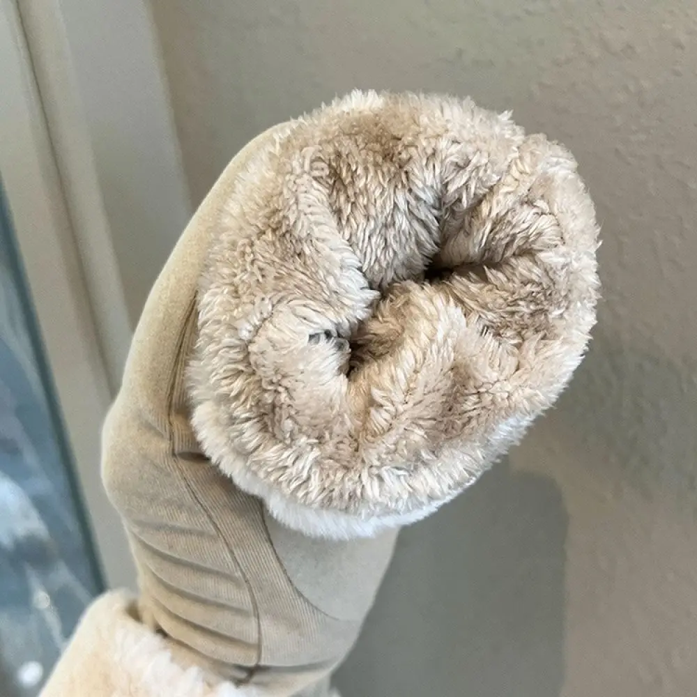 Women Winter Warm Touch Screen Mittens Thermal Fleece Windproof Gloves Outdoor Cycling Driving Commute Fashion Accessory