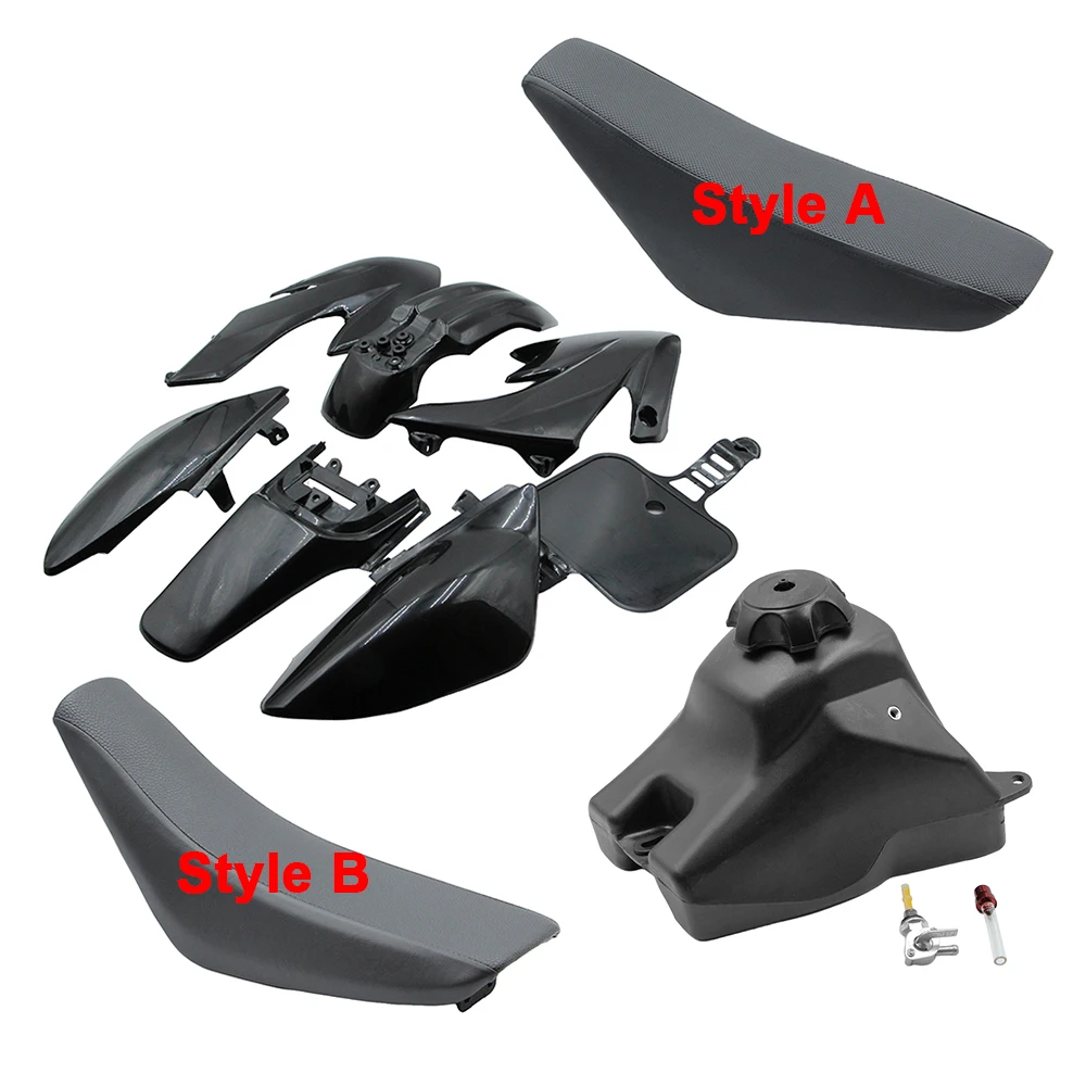Nouveau kit de carénage de moto, kit de carénage en plastique pour Honda XR50 CRF50 50/70/90/110/125CC Pit Dirt Bike, différentes couleurs