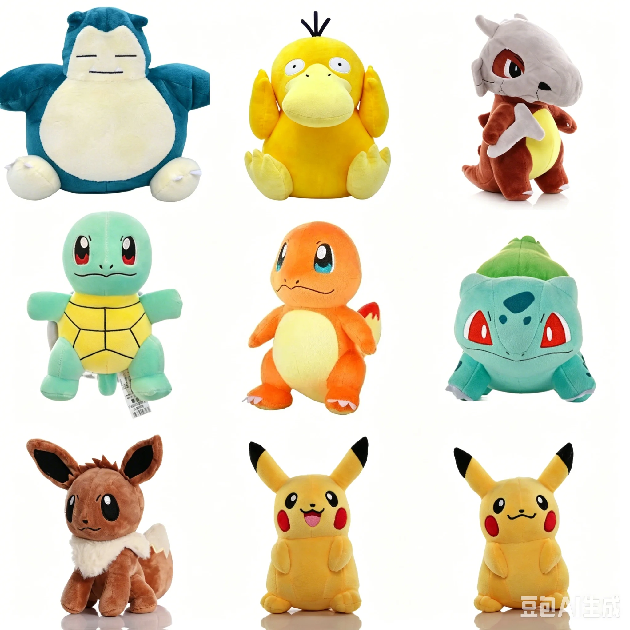 Juguete de peluche de Pokémon de alta calidad, muñeco de peluche de dibujos animados de Pikachu, Charmander, Squirtle, Bulbasaur, regalo para niños