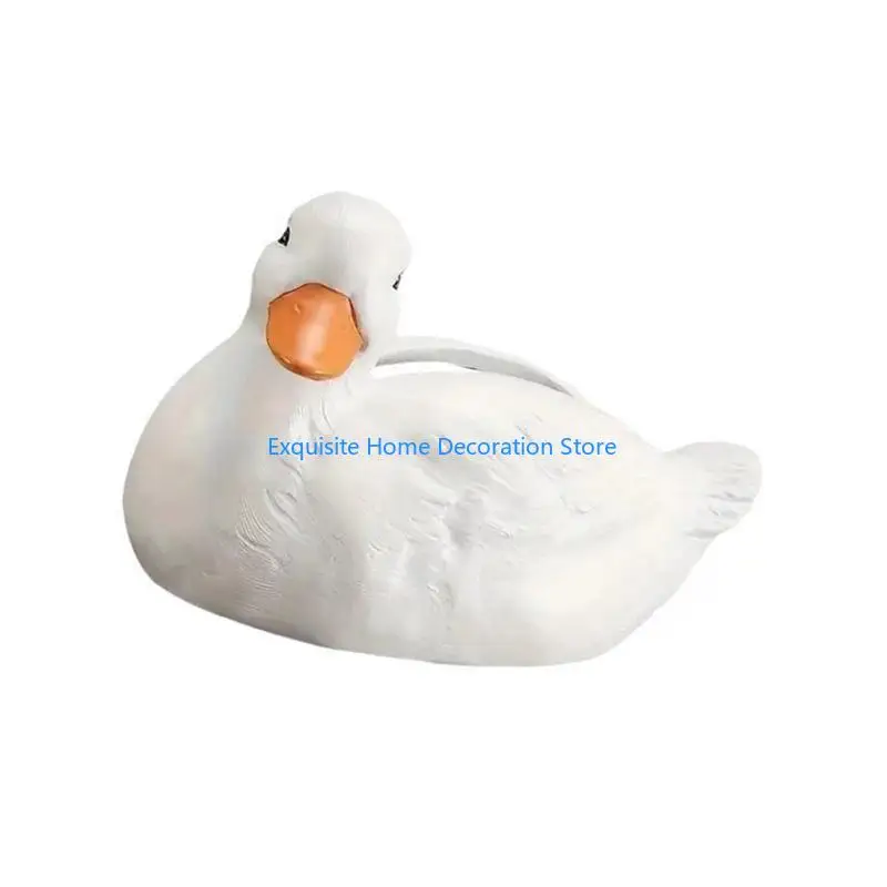 

L5BF Call Duck Shaped Tissue Box Case Convenient Paper Towel Holder Napkin