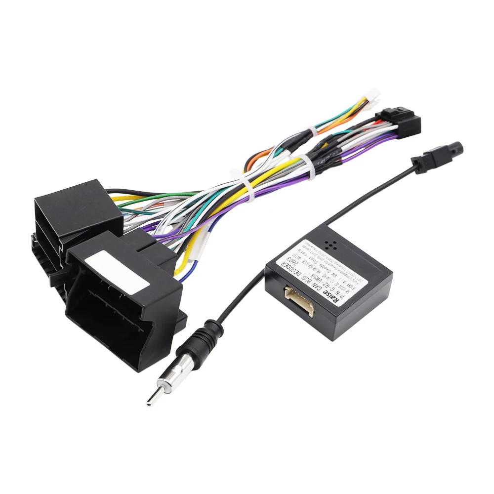 Canbus RZ-VW08 G-RZ-VW58 Adapter Decoder für alle Volkswagen Skoda Seat Polo Passat Jetta Tiguan Touran Android 2 Din GPS Auto – Detail 6