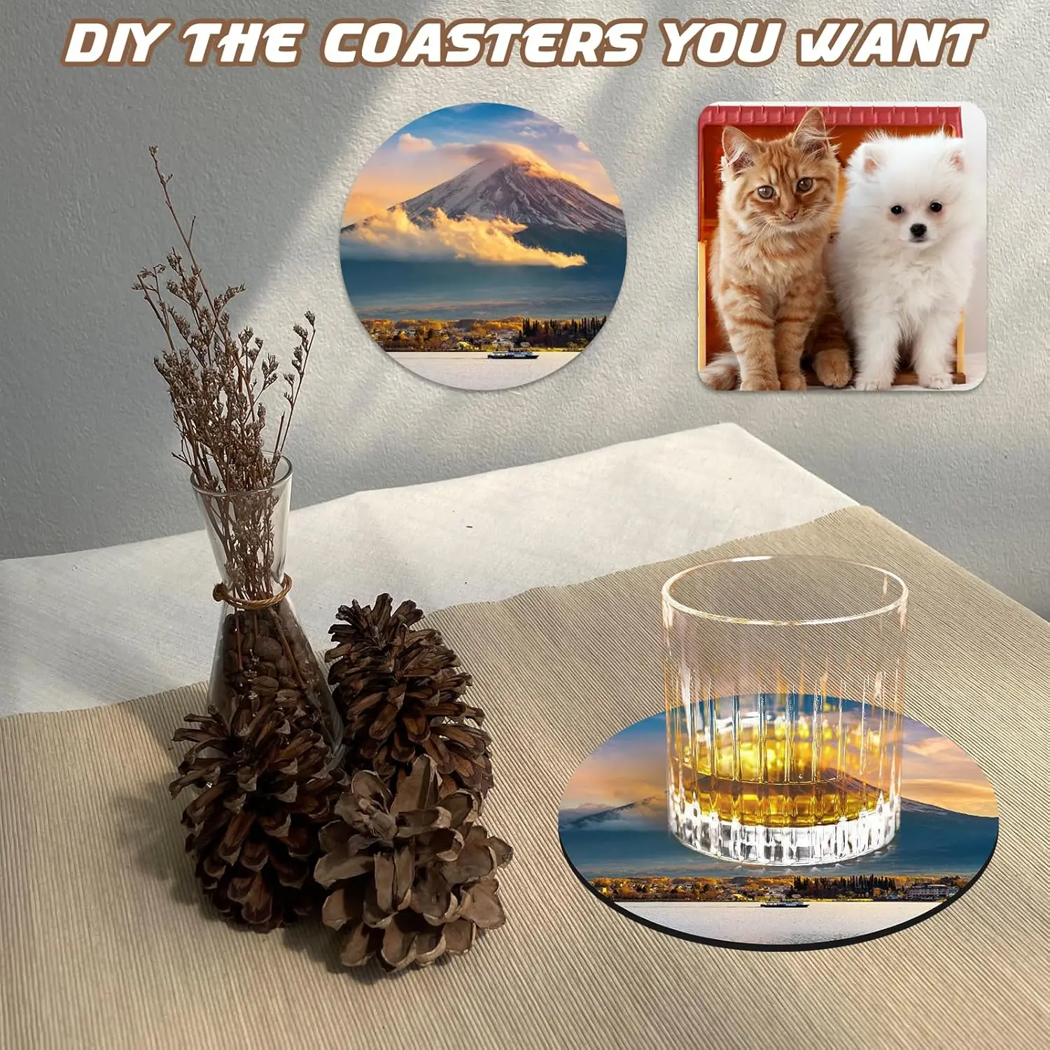 10 Pcs Sublimation Coasters Bl - Coaster Sublimation Blank incelemesi ve fiyatı