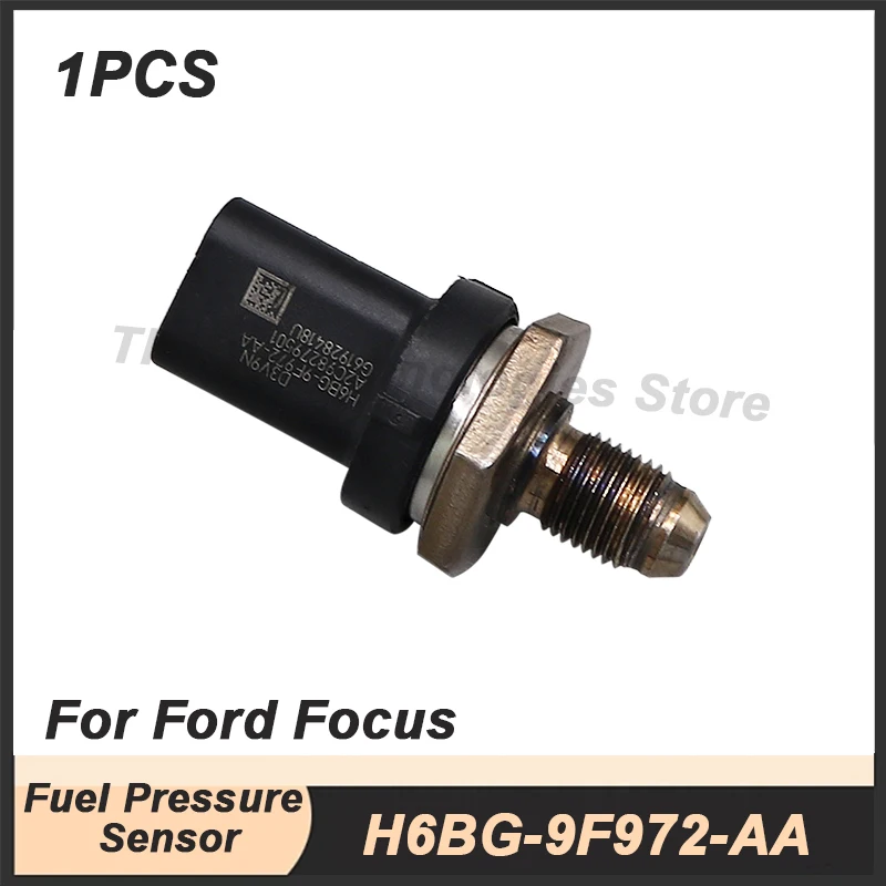 

1 шт. H6BG-9F972-AA датчик давления в топливной рампе для Ford Focus C-Ma 1.0L 1.5L Turbo B3DA H6BG9F972AA