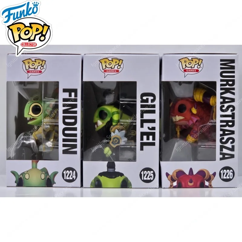 Funko Pop Games World of Warcraft Murloc Cosplay Set Murkastrasza Finduin Gill'el Collectible Vinyl Figures #1224 #1225 #1226