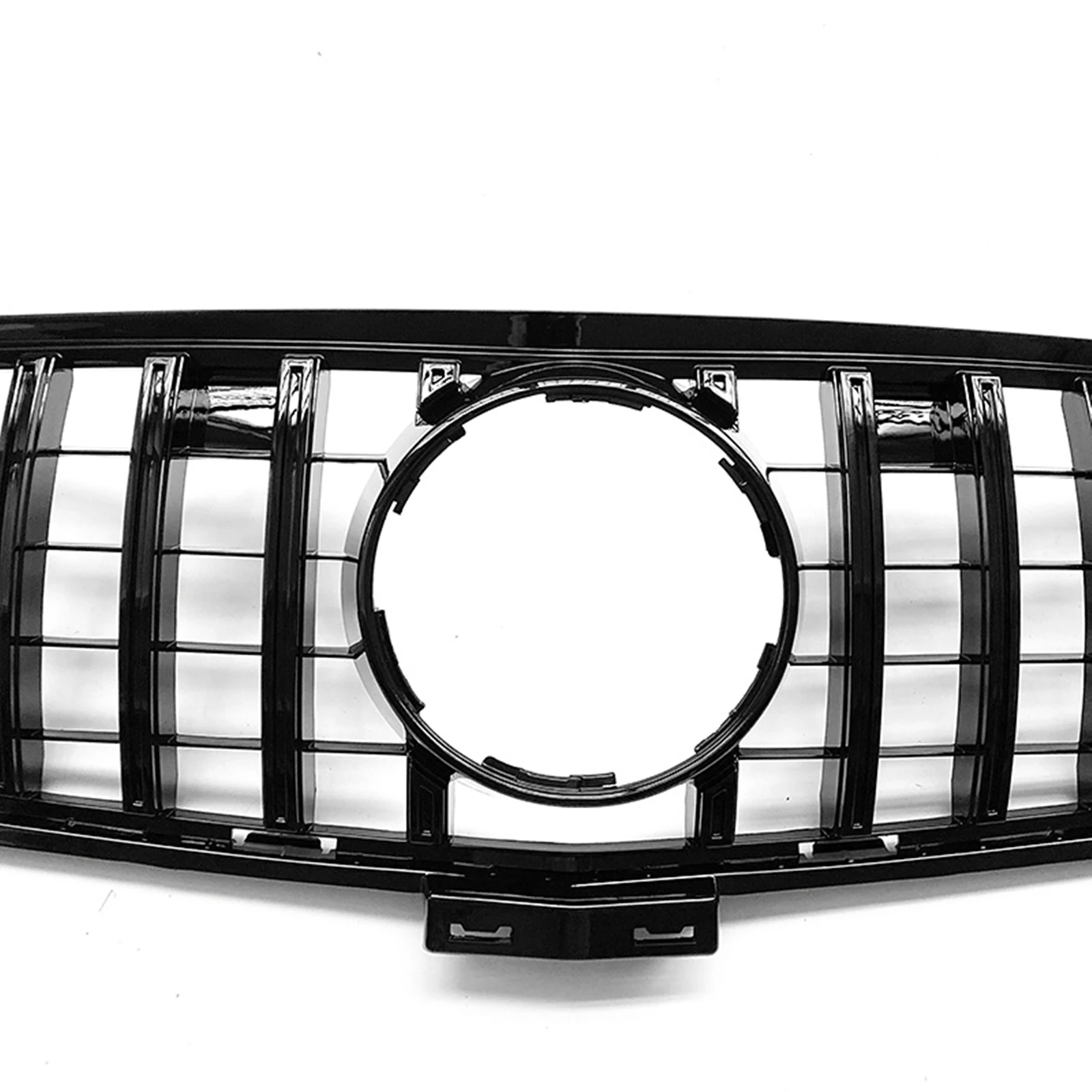 

GT Style Upper Bumper Hood Mesh Grid Front Grille Grill For Mercedes Benz W166 ML Class ML300 ML320 ML350 ML400 ML450 2012-2015