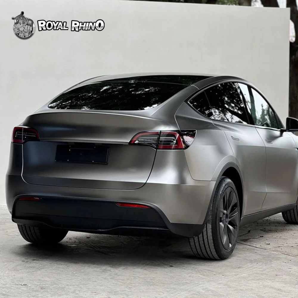 TPU Satin Liquid Metal Silver Matte Color Changing PPF Film Rolls Paint Protection Film Car Wrapping Film Color Change Foil