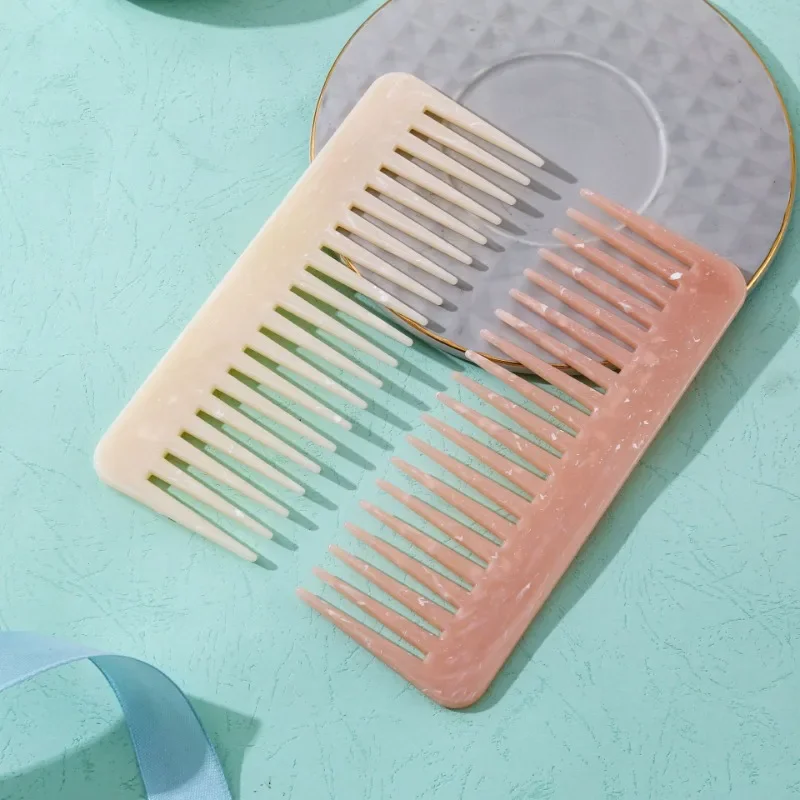 Wide Anti-Static Wide Tooth Comb for Thick Curly Wavy Hair Brush Detangling Comb Long Hair Detangler Comb for Wet and Dry