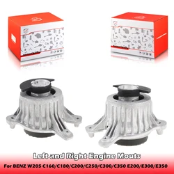 Left & Right Engine Mounts 2052406217,2052406317,2132403400 For MERCEDES-BENZ W205 C160/C180/C200/C250/C300/C350 E200/E300/E350