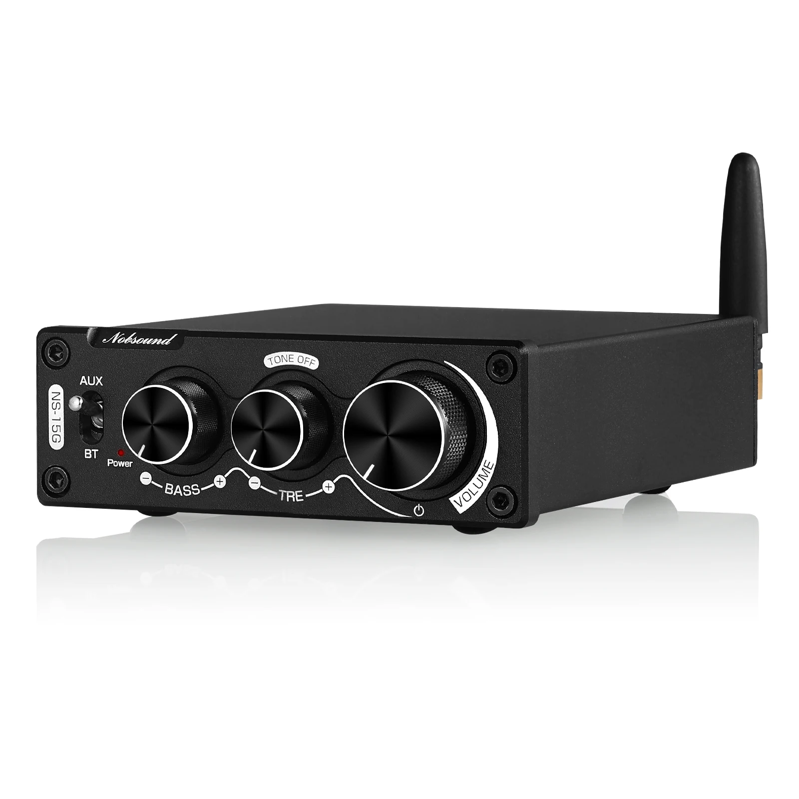 Nobsound Mini Bluetooth 5.0 TPA3116 cyfrowy wzmacniacz audio HiFi klasy D stereofoniczny wzmacniacz mocy 100W*2 do głośników domowych — zdjęcie produktu 7