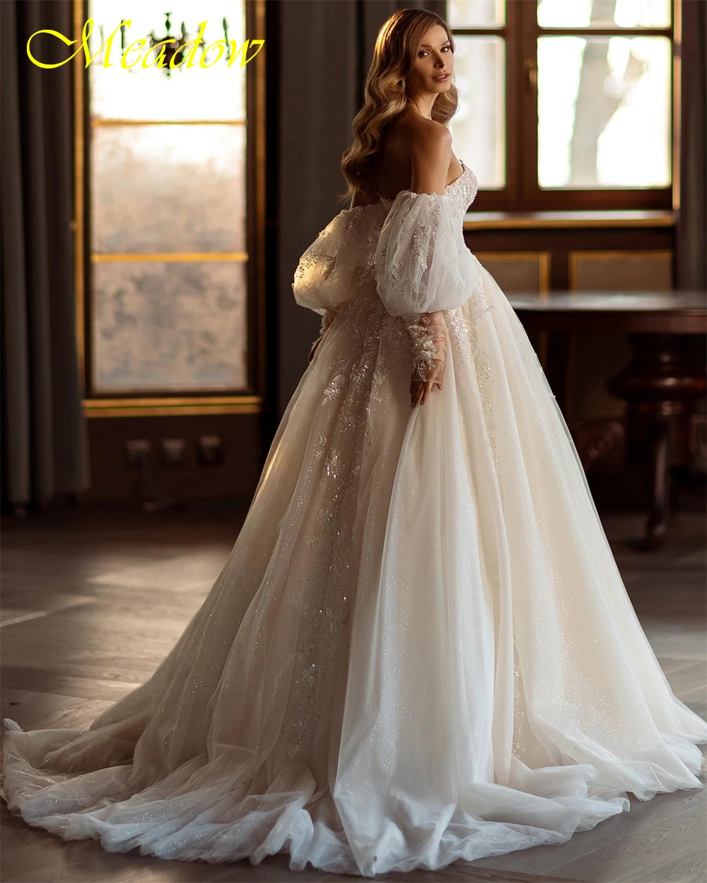 Aangepaste sexy ivoor organza trouwjurk zachte lieverd mouwloze bruidsjurken formele a-lijn rechter trein vestido de novia