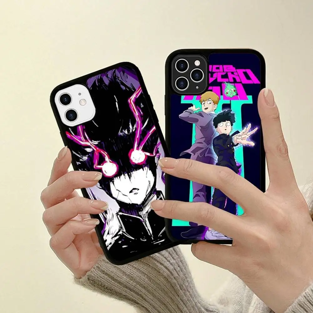 Superpower Youth Comics M-Mob P-Psycho 100 Phone Case For Iphone 16 15 14 13 12 11 Pro Max Plus Shockproof TPU+PC Hard Case