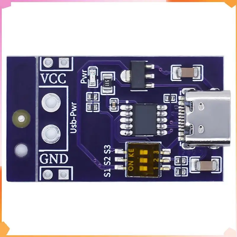 B94A 3X Type-C QC AFC PD2.0 PD3.0 To DC Spoof Scam Fast Charge Trigger Detector USB-PD Notebook Power Supply Change Board