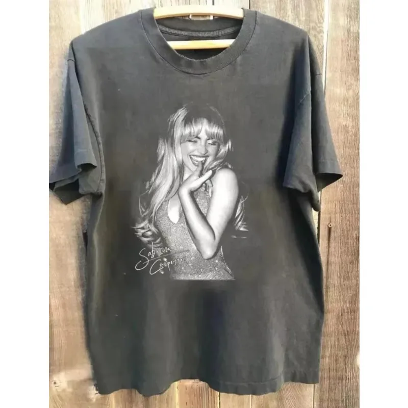 Sabrina Carpenter T-Shirt Unisex Retro 90s Sabrina 2026 Tour T-shirt Men Women T-Shirt Cotton Tee Short Sleeve Shirt Unisex Tops