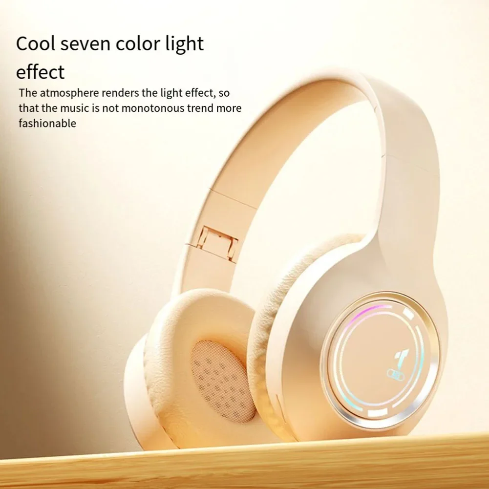 

Foldable Design Multi Scene Use LED M Wireless Headphones Fast And Efficient Charging Foldable Headphones Charging