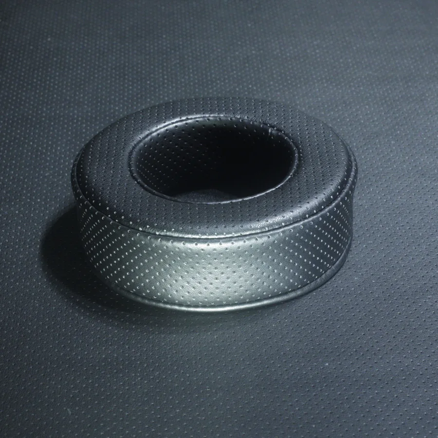 Almohadillas de repuesto para auriculares, almohadillas transpirables perforadas de proteína de cuero, cubierta de esponja para los oídos para ATH JBL, 70, 75, 80, 85, 90, 95, 100, 105, 110mm