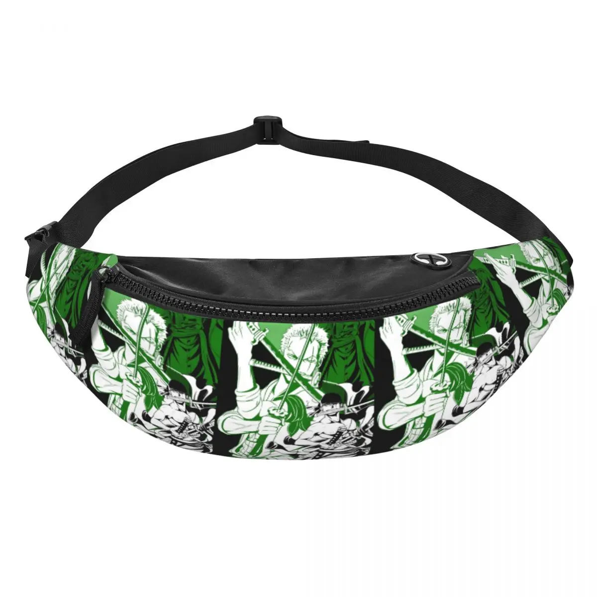 

Custom Classic Animes Z-Zoroes Comics Fanny Pack Men Women Crossbody Waist Bag for Camping Biking Phone Money Pouch