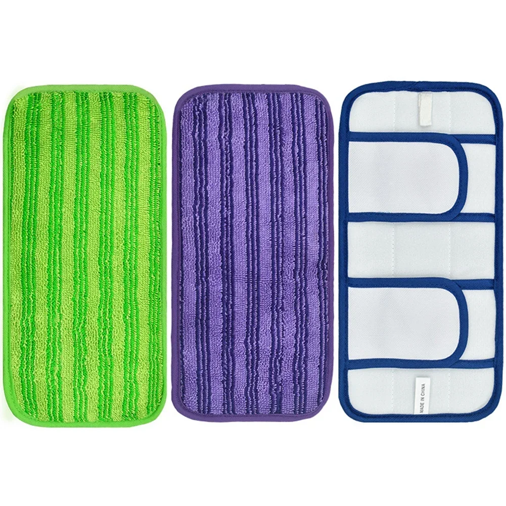 3/6 Pcs Household Cleaning Mop Pads Reusable Pads For Sweeper Mops 12 Inch Floor Cleaning Mop Head Pads