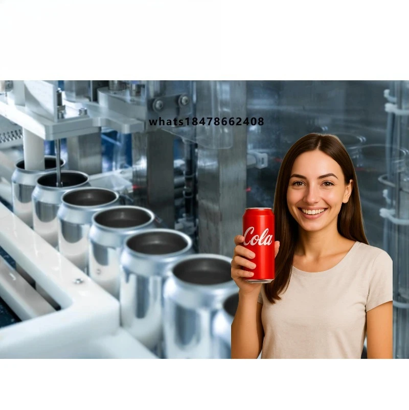 Energy Efficient Can Filling Machine for Energy Drinks Beer Soda Fully Automatic Canning Production Line