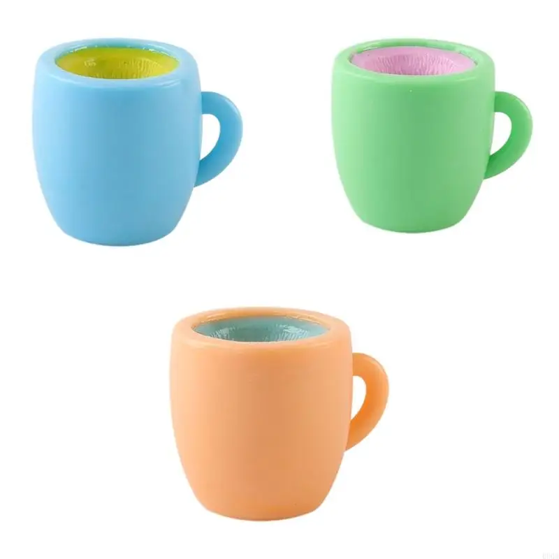 Taza antiansiedad 090B, juguete exprimible ardilla, juguete descompresión, juguete para apretar, recuerdo fiesta, para