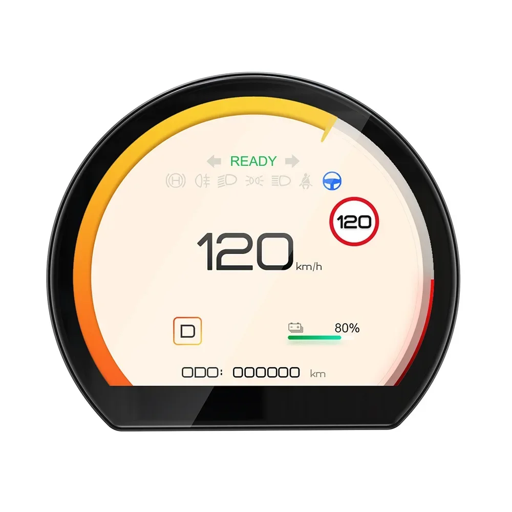 

2024 New Treding Products Car Interior Parts Mini Dashboard 3.6 Inch Head Up Displays Instrument Cluster for Tesla Model 3/Y