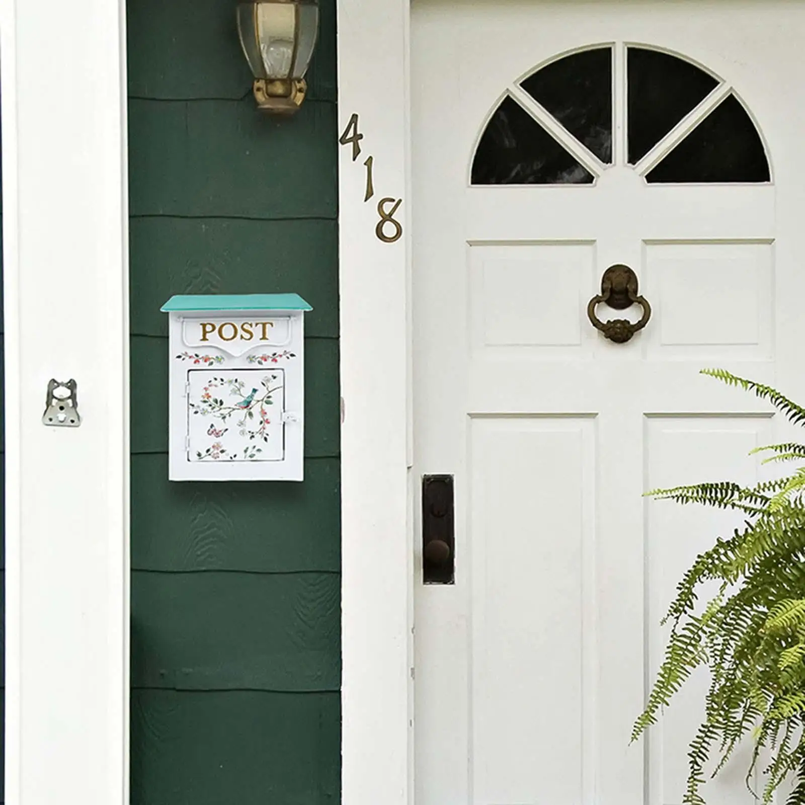 

Wall Mounted Mailbox Mail Insertion Metal Mail Box for Door External Office