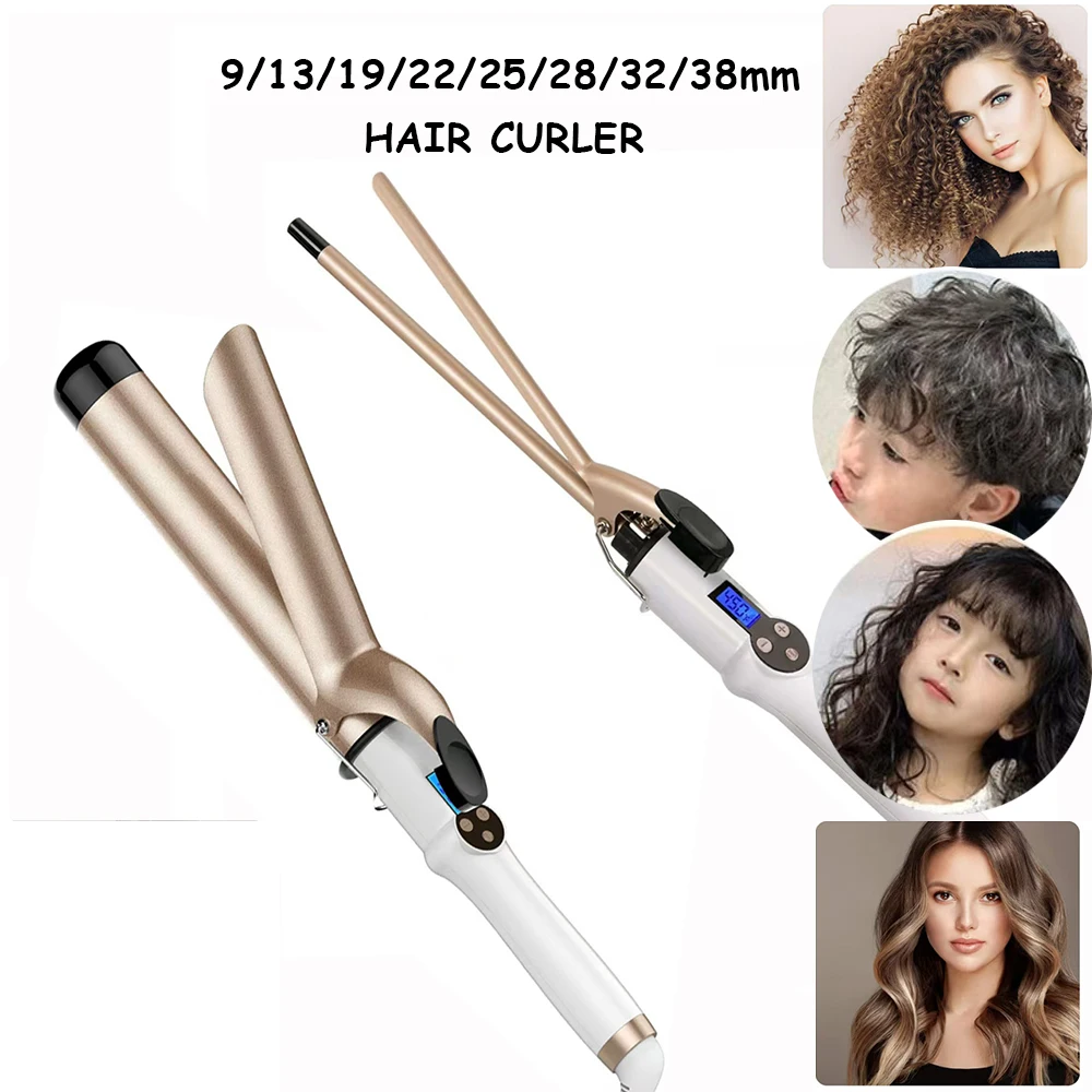 

Electric Wave Hair Beauty Salon Styling Tool Hair Curlers Hair Straightener Curly Tongs Crimper Hair Iron Curling