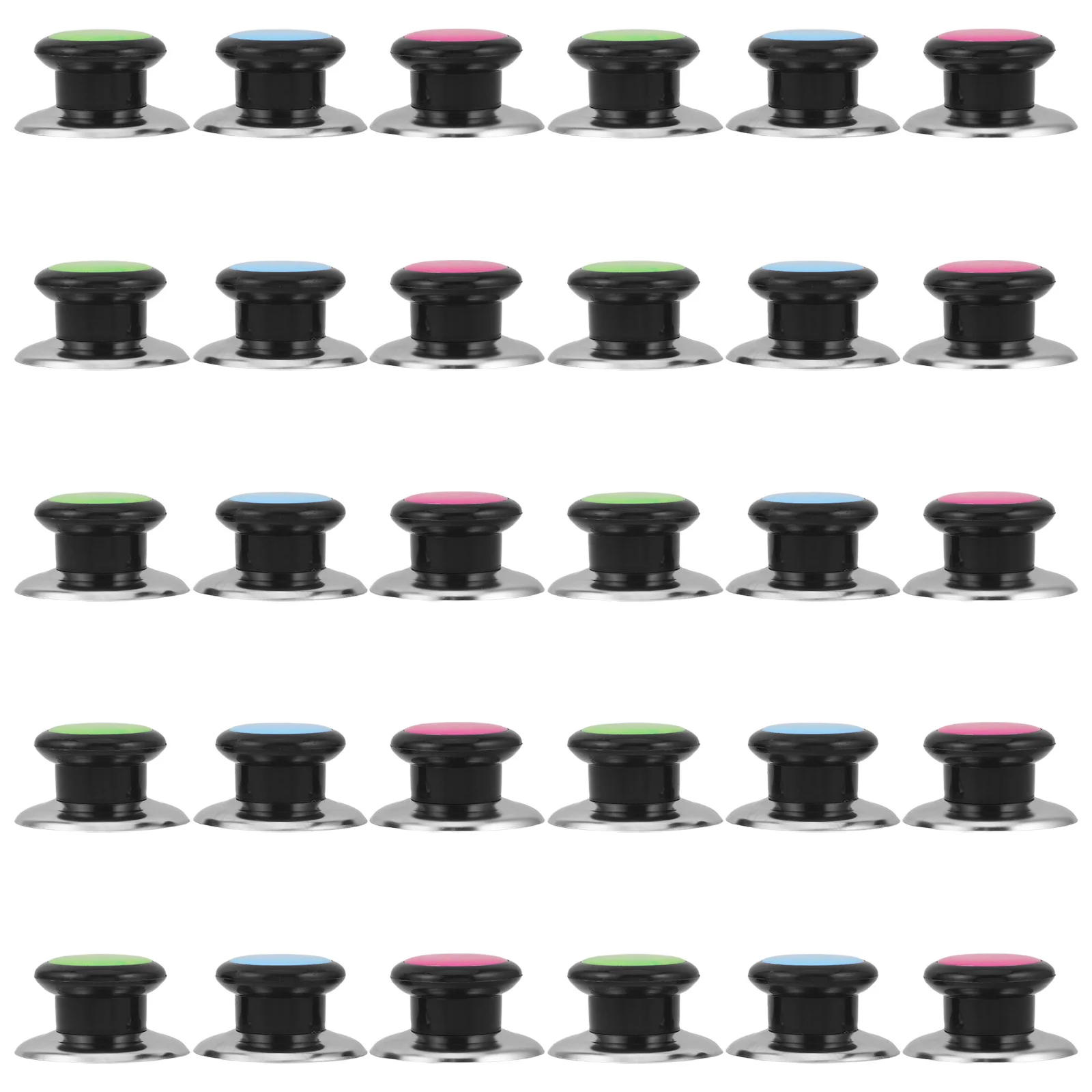 

30Pcs Cookware Lid Knob Replacement - Strong Plastic Pot Cover Knobs - Easy to Install No Tools Needed - Ideal for Glass Or