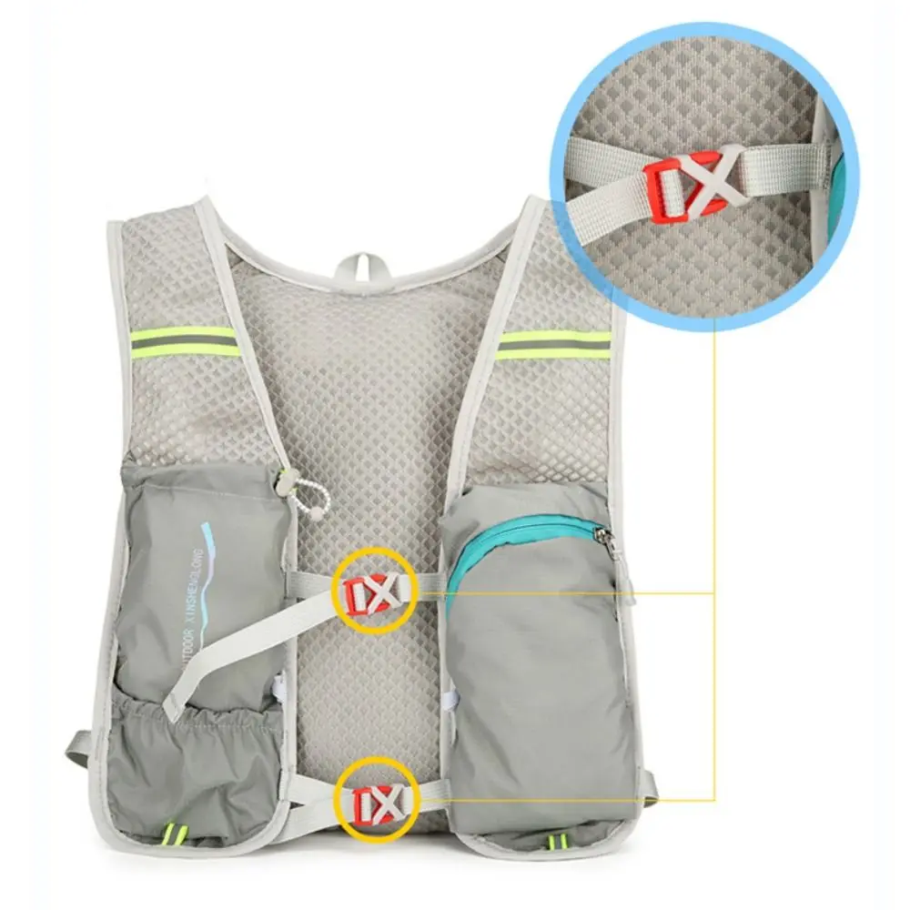 

Unisex Nylon Outdoor Climbing Backpack Waterproof Ultra-light Cycling Daypack Breathable Safety Reflective Hydration Backpack