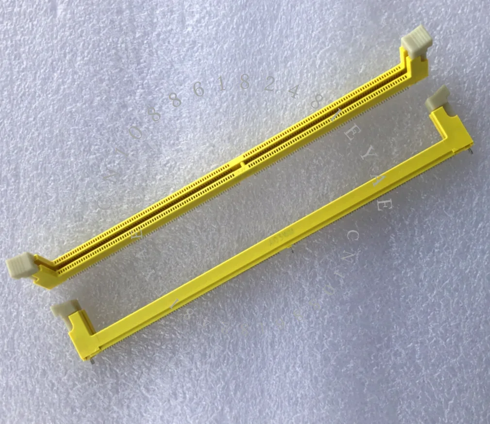 

Разъем для настольной печатной платы Ddr4, разъем для памяти, патч-ножка, желтая белая пряжка 1,2 В