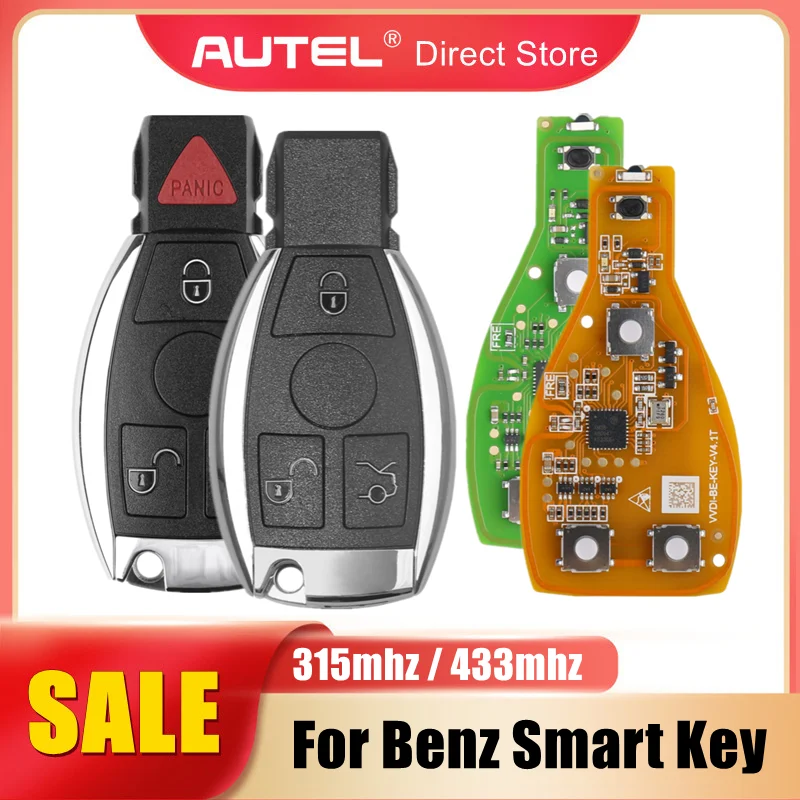 

VVDI BE Key Pro Improved Version for Benz Universal Key work with Autel IM508 IM608 IM608 PRO Key Programmer (NO LOGO)