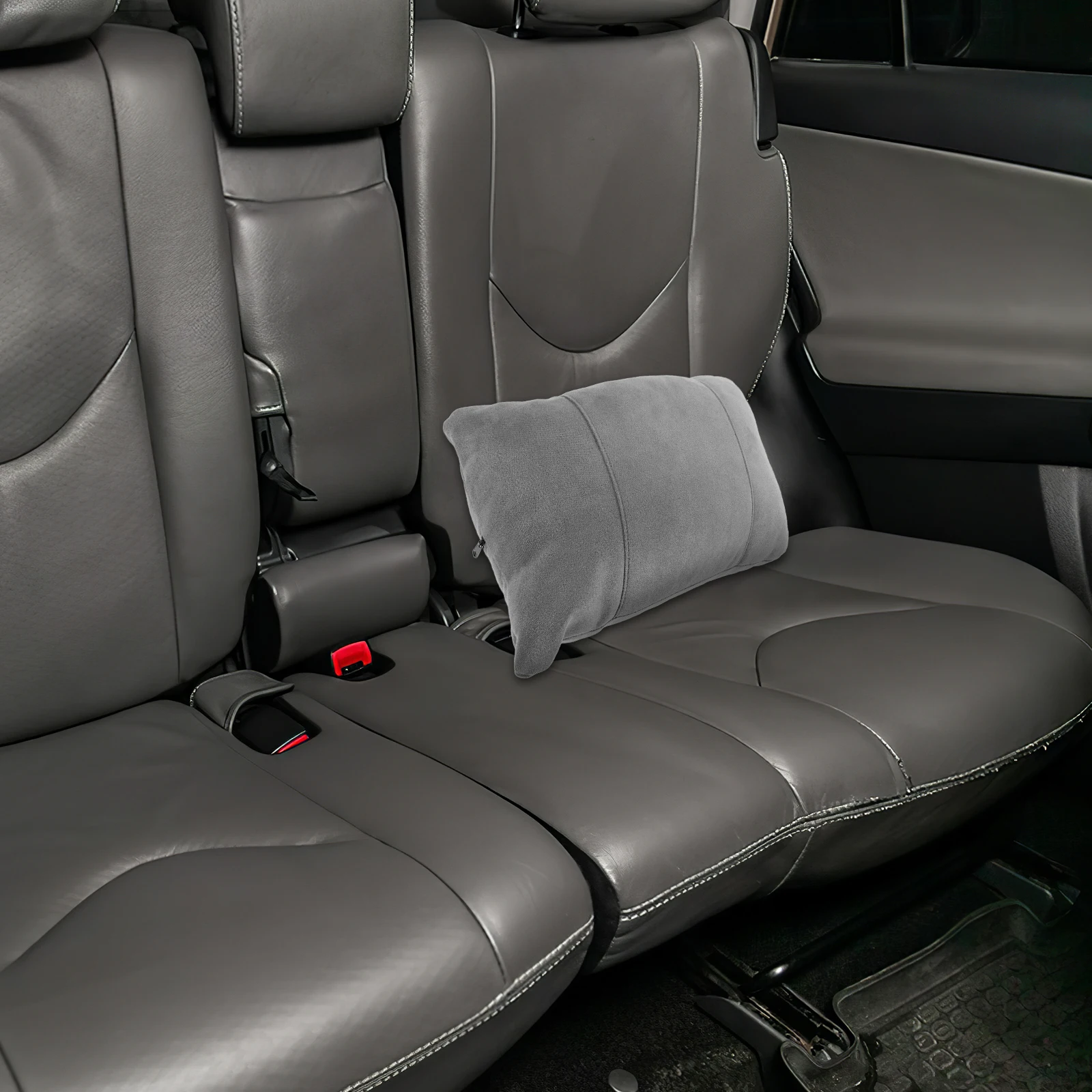 

Car Lumbar Support Backrest Cushion Chair Desk Car Cushions Driving Office Suede Pillow High Elasticity All Season Simple Design