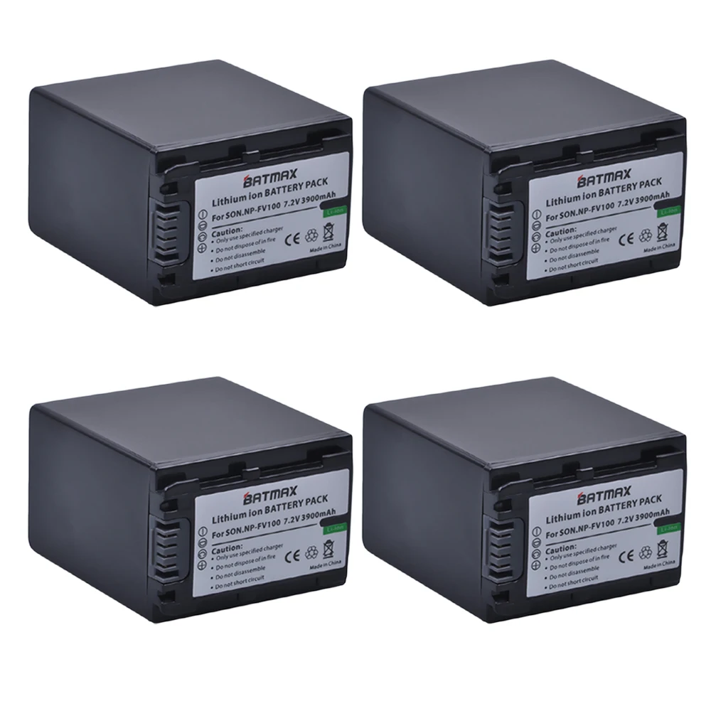 2 Batterie NP-FV70 (2600mAh) + Caricabatterie USB Doppio Per Sony – Compatibile Con Videocamere E Fotocamere Sony