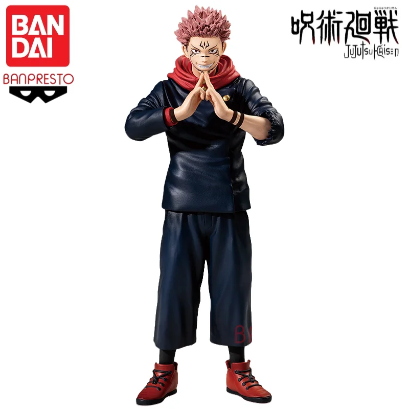 متوفر في المخزون نموذج أصلي دمية العلامة التجارية الجديدة محاصر بانداي Jujutsu Kaisen ملعون طرد الأرواح الشريرة تقنية Sukuna أنيمي لعبة مجسمة هدية