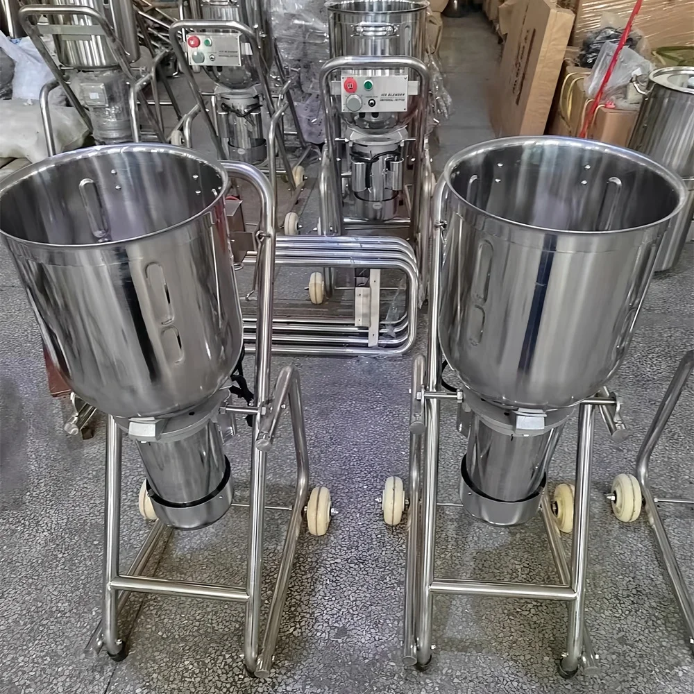 

30L Ice Cream Milk Shaker Blender Machine Nutrition Fruit Ice Drink Blender Commercial Blender Electric Stainless Steel