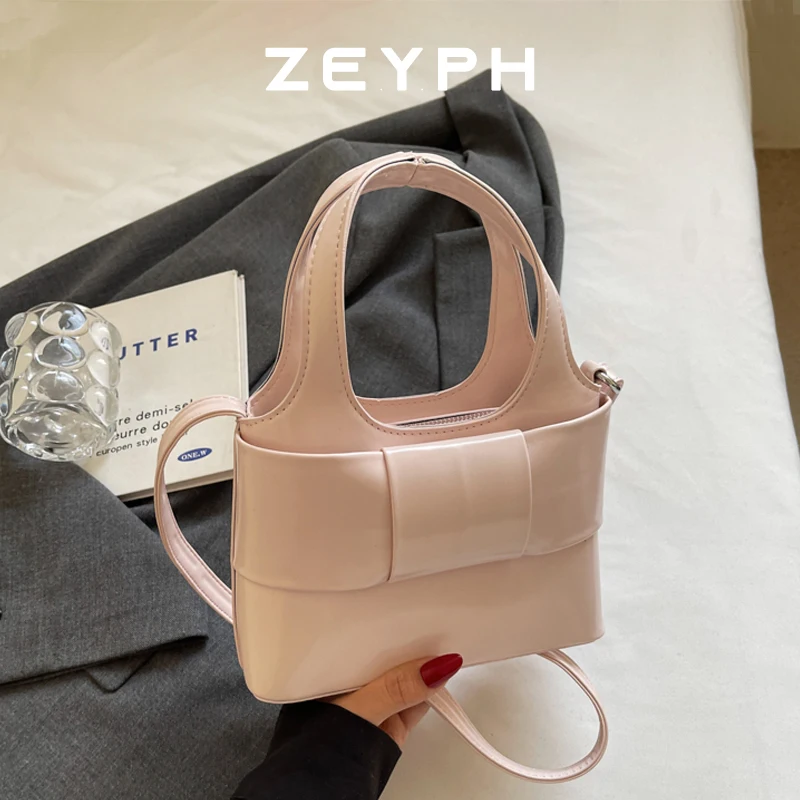 

Zeyph Rainbow Dopamine Style Medium Simple Solid Colour Women s Four Season Shoulder Bag Tote