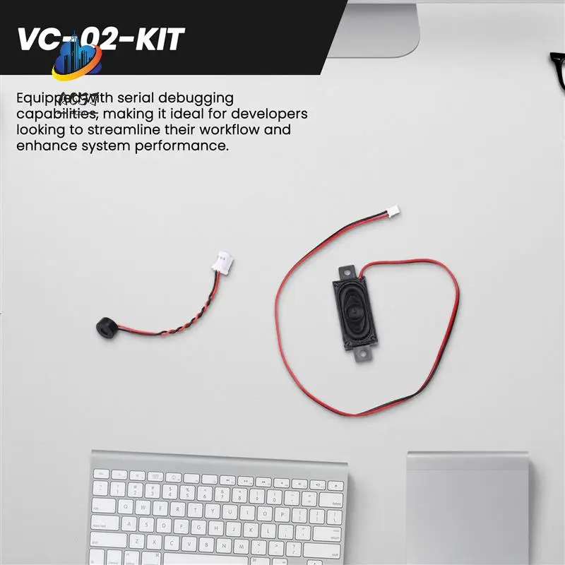 AC57-VC-02-Kit AI Intelligent Offline Voice Module Development Board With Serial Debugging Support