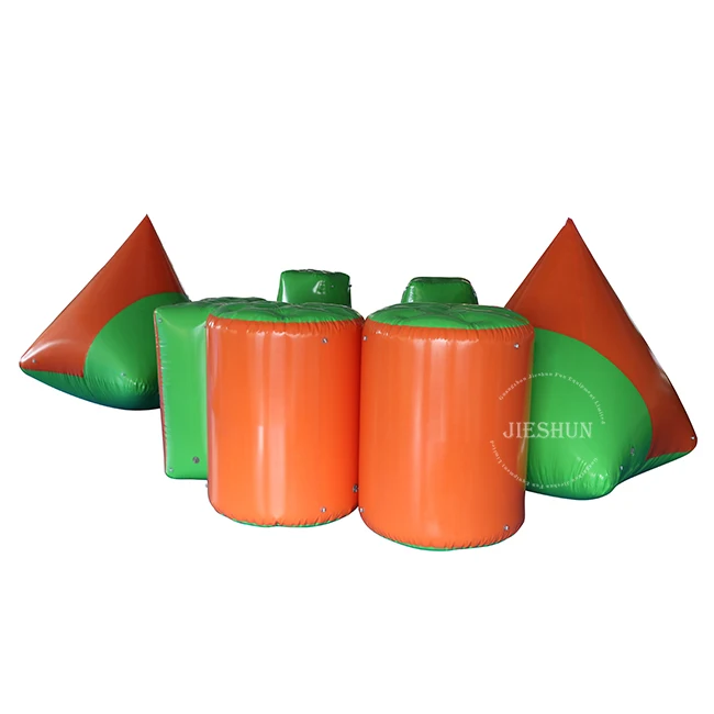 

One piece,Hot Sale Shooting Game Obstacle Inflatable Paintball Bunker Set For Kids